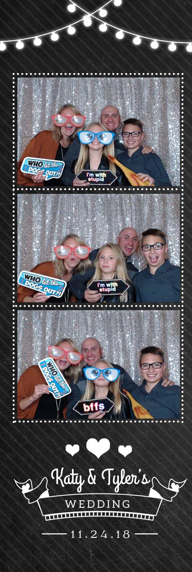Katy and Tyler's wedding  | View more photos from the event at gallery.photoboothbillings.com/u/PhotoBoothBillings/Katy-and-Tylers-wedding